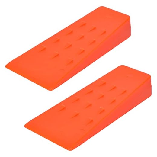 Felling Wedges Set for Chainsaw - 5.5'' Inches ABS Plastic Wood Splitting Tree Cutting Wedge, Logging Supplies Tools for Stihl(2 Packs)