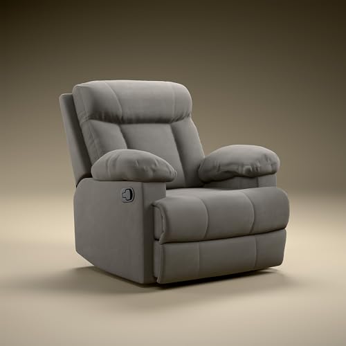 Green Soul Cloud | Single Seater Manual Recliner Sofa | Ultra Sof...