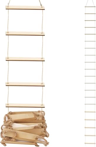 Weihnachtsdeko Leiter 20 Wichtel Zubehör,Miniatur Wichtel Leiter für Wichteltür Weihnachten...