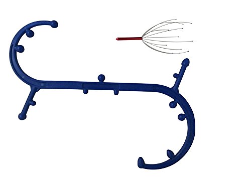 Spiral to Health The Massager, Back and Body Self-Massager, Multi Trigger Point Massage Tool- Includes Head Massager