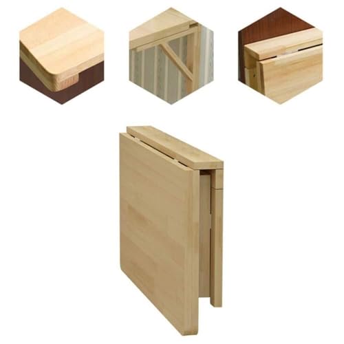 Bureau d'ordinateur pliable en bois avec table à abattant
