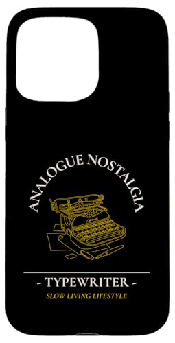 Máquina de Escribir analógica Nostalgia (gráfico) Carcasa para iPhone 15 Pro MAX