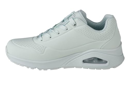 Skechers Baskets Uno Frosty Kicks pour Femme, Menthe durabuck/Bordure Textile, Taille 36