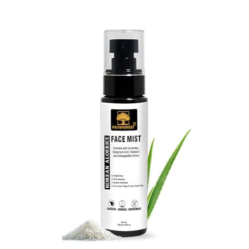 Aloe Rice Face Mist | Hyaluronic Acid & Vitamin C | Instant Hydra...