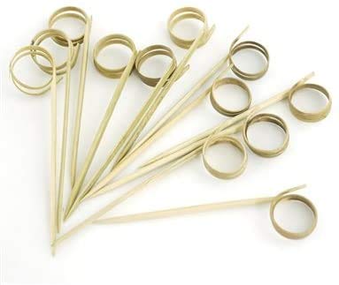 Somani Bamboo Skewer Ring Shaped/Cocktail Skewer 6 inches (Pack of 500) (B08XM818SC) Amazon Price History, Amazon Price Tracker