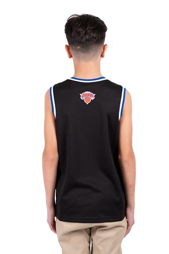 Image of Ultra Game Youth NBA Official Tank Top Mesh Sleeveless Muscle T-Shirt - Black