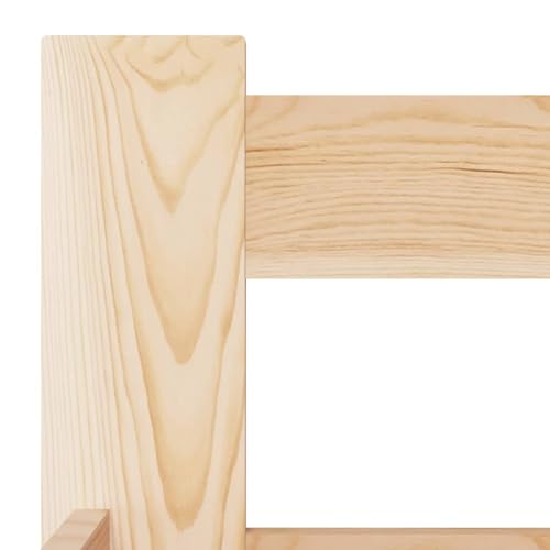 Marco de cama de madera para crear un dormitorio acogedor y nórdico de 120x200 7