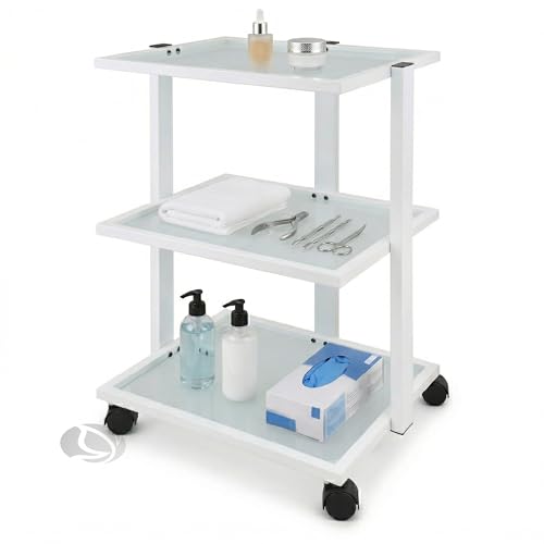 Carrello Estetista con Ruote - Mobiletto con Ruote, Multiuso in