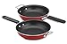 Cuisinart FP2-24R 10-Inch Nonstick Set Frittata Non-Stick Sauce Pan, Red
