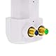 Premium X Twin LNB PXV-T Satelliten Empfangskopf Sat 0,1 DB für 2 Teilnehmer HDTV FULLHD 3D 4K