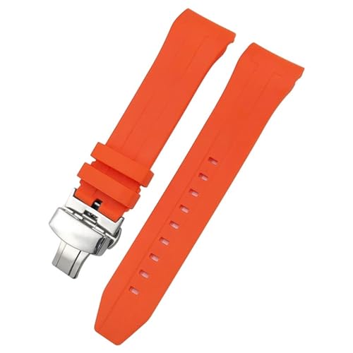 Correa de goma de 21mm curva para T120 Seastar y pulsera de silicona deportiva