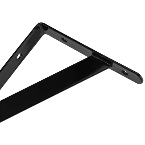 MUKLEI 12 PCS Shelf Brackets Heavy Duty, Wall Mounted Floating Table Support Brackets - Image 3