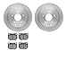 Dynamic Friction Company Rear Brake Rotors with 5000 Advanced Brake Pads 6502-67245