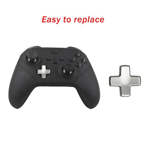 Image of 5Pcs Elite 2 Metal Paddles for Xbox Elite Series 2 Controller, Elite Series 2 Core Controller Parts, D-pad Paddles Replacement for Xbox Elite Series 2 /2 Core Controller Includes 4 Paddles,1 D pads(Silver)