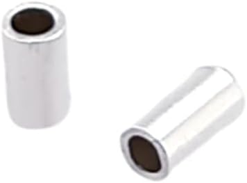 100pcs 925 Sterling Silver Tube Crimp Beads, 3 X 1.4MM, By CRAFT WIRE