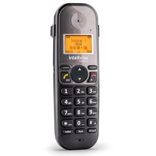 intelbras - Telefone IP Intelbras TIP 1001D DECT 6.0 Sem Fio POE SIP 2.0