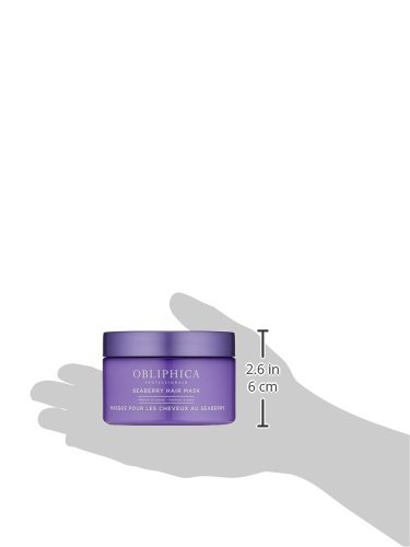 Obliphica Professional 3064538 Obliphica Seaberry Hair Mask - Deep Conditioning Hydrating Treatment For Dry And Damaged Hair - Moisturizing Hair Repair And Growth Mask For Medium, Coarse thumb #4
