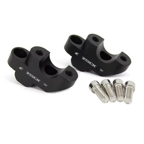 Rehausseurs de guidon moto 22mm - Soulagement du dos pour trail et roadster