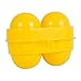 Rachlicy Mini pojemnik na jajka, 2 siatki, pojemnik do przechowywania jajek, piknik, kemping, pojemnik na jajka, z mocnym uchwytem, żółty