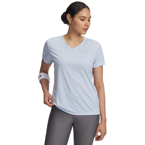 Image of Under Armour Women's Velocity Solid Short Sleeve V Neck T Shirt