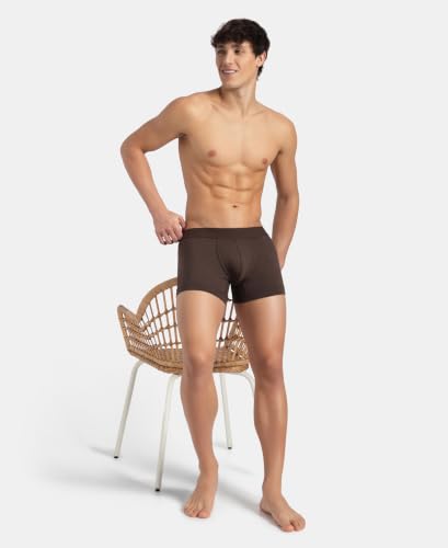 Image of Jockey LM06 Men Bamboo Cotton Elastane Stretch Breathable Mesh Trunk with StayDry Treatment
