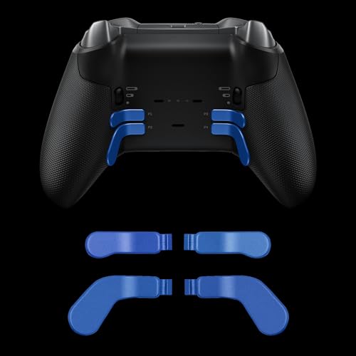 Image of 16 in 1 Metal Thumbsticks Suitable for Xbox One Elite Series 2, Elite Series 2 Core Controller Accessories Parts, 6 Metal Thumbsticks, 4 Paddles, 2 D-Pads and 4 Tool(Blue)