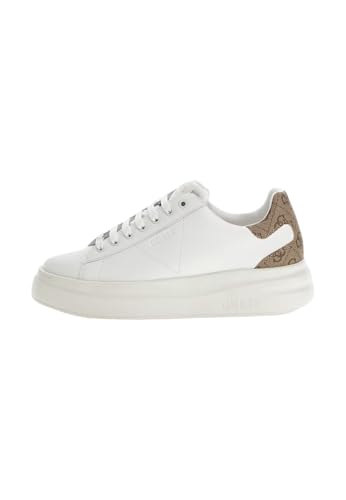 GUESS Femme ELBINA Sneaker, Whbei, 40 EU