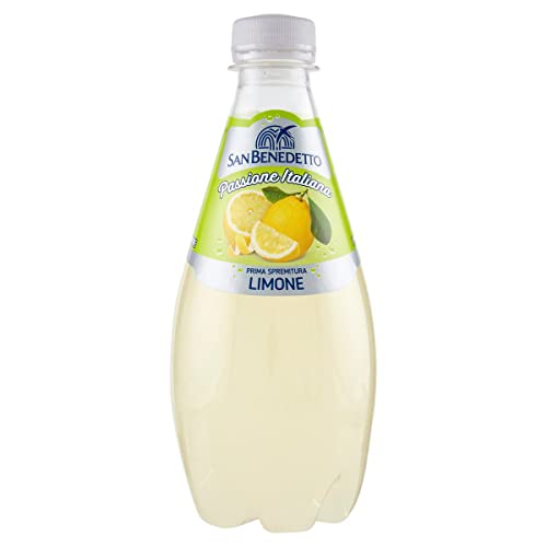 24 x San Benedetto Prima Spremitura Limone Passione Italiana PET 40 cl Soda 100% Bebida italiana gaseosa Lemonada