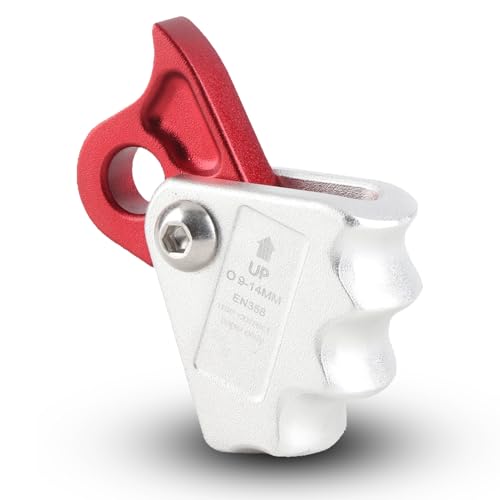 equlup Rope Self Locking Device, 15KN Outdoor Climbing Falling Protector Fall Arrestor Safety Rope Self Locking Device for Rock Climbing Tree Arborist Rescue