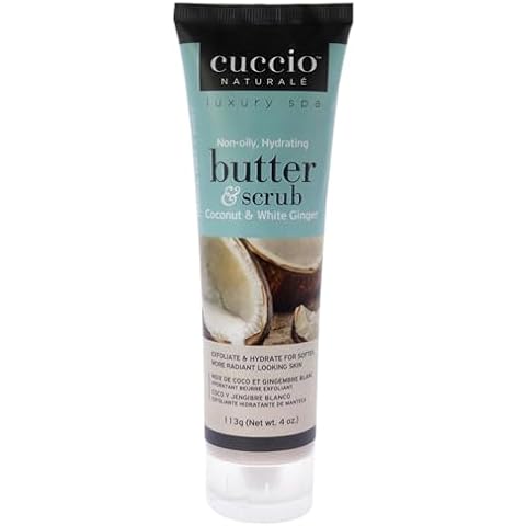 Cuccio Coconut & White Ginger Butter Scrub Cover