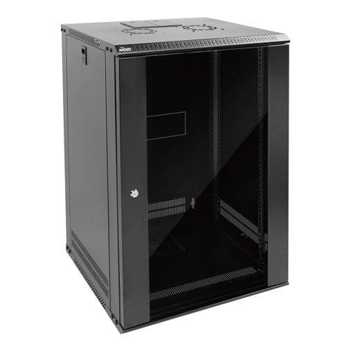 Tecmojo 19 Zoll 18HE 450 mm Tief Netzwerk-Schrank...