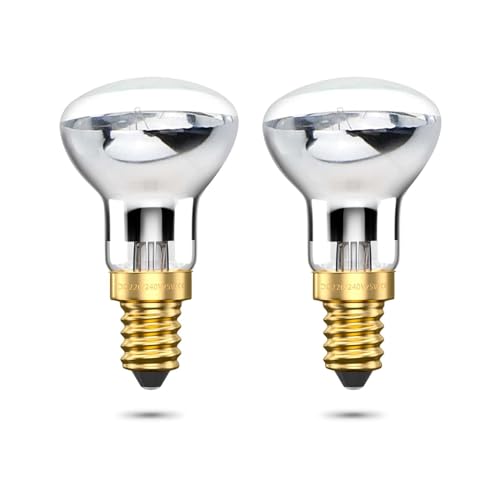 DoRight R39 E14 Ampoules à réflecteur, ampoule de lampe à lave 25W 240V Spot à réflecteur blanc chaud 2400-2600K pour luminaires suspendus pour chambres à coucher...