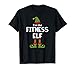 Fitness Elf | Palestra di Natale Fitness Elf | Christmas Gym Maglietta