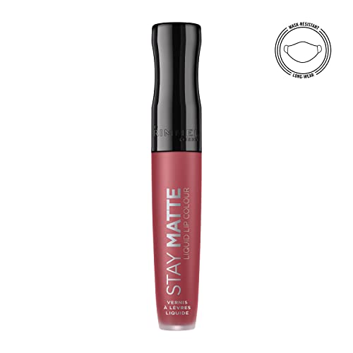 Rimmel London Stay Matte Liquid Lip Colour - Pink Blink, 5.5 ml (0.18 fl)
