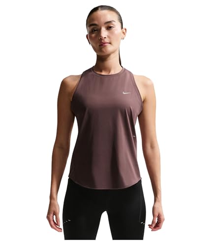 Nike Women's Swift Dri-FIT Running Tank Top Tattoo/Reflective Silver Medium