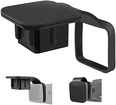 Fillady 2'' Trailer Hitch Tube Cover Rubber Plug Cap Insert Receivers Class 3 4 5 for Toyota Ford Jeep Chevrolet Nissan Dodge Ram Porsche Mercedes Benz Polaris Ranger ATV UTV Polaris, black