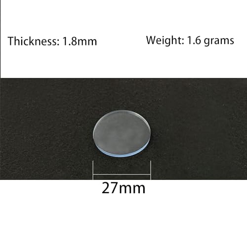 50 Stück Transparente Antirutsch Glasplatte Tisch 27mm Anti Rutsch Pads Glasplatte Rutsch- und Stoßfest Ideal für rutschfeste Esstische (No Glue, 1)