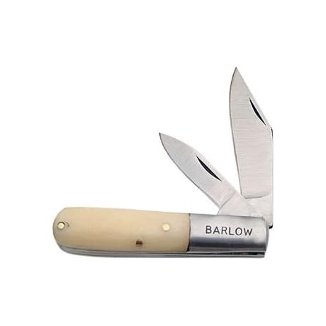 Barlow Bone Handle Double Blade Folding Knife