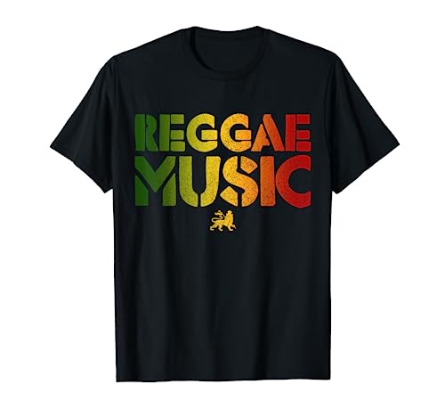 Reggae Rastafari Rasta Regalo Música Jamaica Camiseta