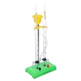Cabilock Kit Experimental de Electrólisis de Agua para Enseñanza Química Aparato de Plástico Duradero para Producción de Hidrógeno y Oxígeno Demostración Clara para Laboratorios Escolares