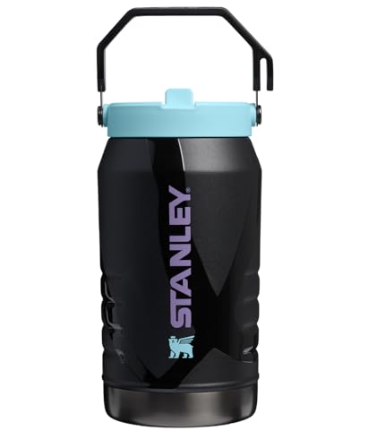 Image of STANLEY x Caitlin Clark IceFlow 2.0 Flip Straw Jug with Handle, 64 oz | Twist on Lid and Flip Up Straw | Leakproof for Travel and Sports | Insulated Stainless Steel | BPA-Free | Caitlin Clark Blacktop