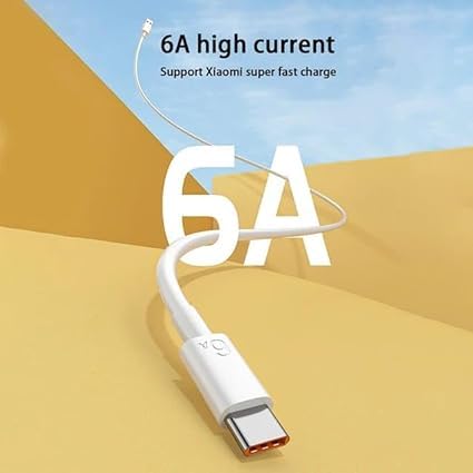 Image of Original 66W / Super Fast Charging Cable Type-C Support for Supercharge /SUPERFLASH /Flash /Flash /Rapid for REALME 7,X7,X7MAX,X7PRO,X3,X50PRO,8PRO,GT Master EDIITION,GT (TEN55)