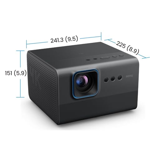 Image of BenQ GP520 4K HDR 2600lm LED Living Room Projector for Home Entertainment with Google TV, Auto Cinema Mode, MEMC, Rec.709, HDR10+, HDMI 2.1, USB-A, USB-C, Wifi6, Bluetooth5.2, eARC, Dolby, 7.1 Channel