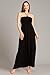 Sakkas 5026 Comfortable Jersey Feel Solid Color Smocked Bodice String Halter Maxi/Long Dress - Black - X-Large