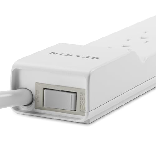 Belkin 6-Outlet Commercial Power Strip Surge Protector, 6ft Cord, 720 Joules, White - image 3