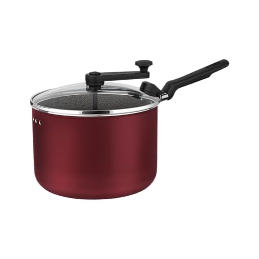 Tramontina PIPOQUEIRA 20CM 3,5L LORETO VERMELHO - ALUMINIO COM REVESTIMENTO ANTIADERENTE