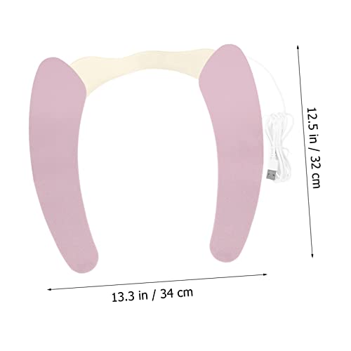 CUBTOL 5Pcs Beheizter Toilettensitz Wärmender Toilettensitz Toilettensitzbezüge Für Badezimmer Toilettensitzwärmer Toilettenwärmer Flanellheizung Weißes Heizkissen Toilettensitz – Bild 8