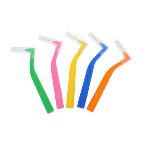 Homoyoyo 5 piezas Cepillos Interdentales Shape para Limpieza Diseño Angulado Duraderos para y
