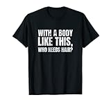 body needs geschäfte Haarausfall macht eine Glatze, Sport und Muskelaufbau im Fitnessstudio macht einen sportlichen Körper.