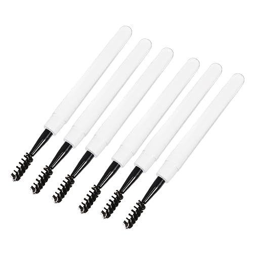 NOLITOY Versatile Eyelash Makeup Set: 6pcs Eyebrow Brush Mascara Applicator Eyelash Curler Spoolies for Brow